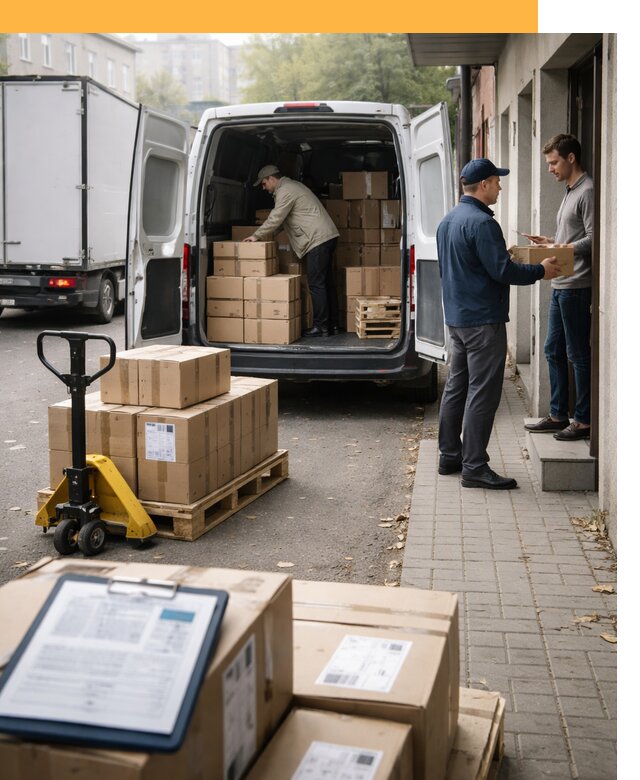 Доставка грузов от двери до двери с таможней от 46638 руб.