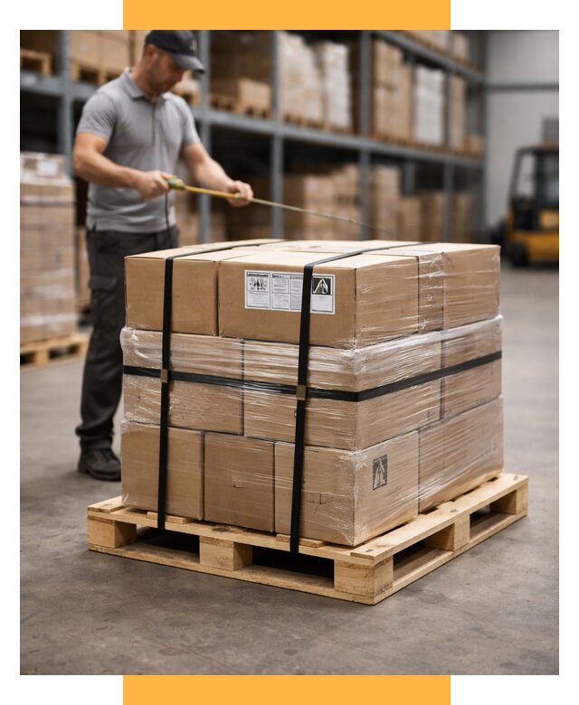 Упаковка и паллетирование грузов от 3627 р. | СетСервис-Кнв