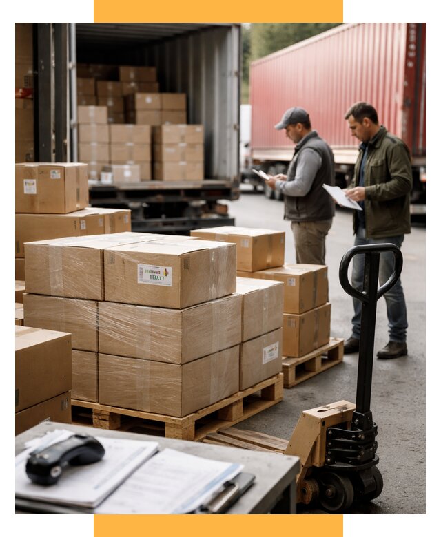 Доставка грузов из Италии в Россию от 18655 р. СетСервис-Кнв