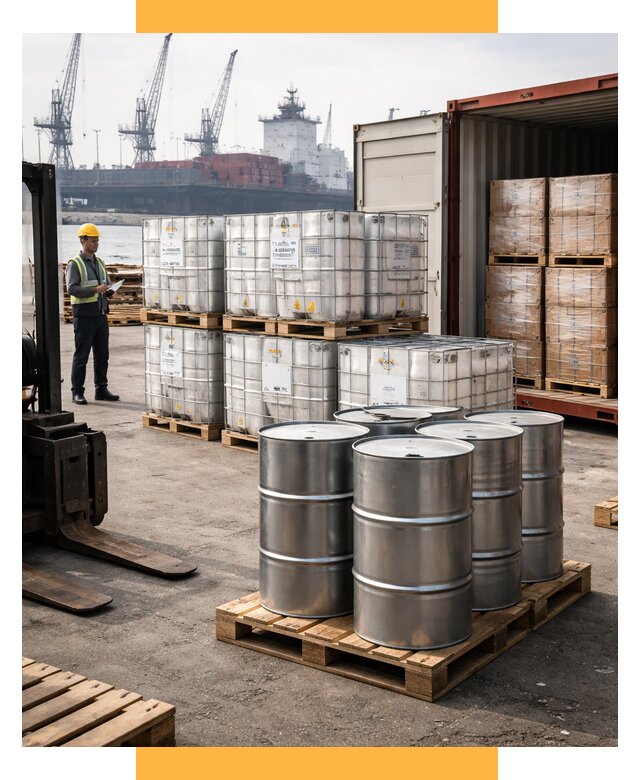 Доставка химического сырья из Индии от 259100 р. | СетСервис-Кнв