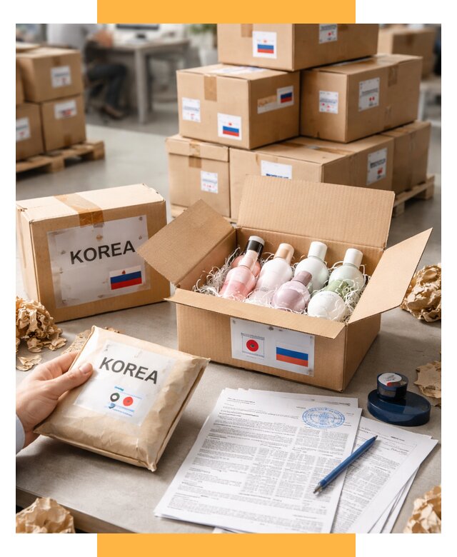 Доставка косметики из Кореи от 8809 р. под ключ | СетСервис-Кнв
