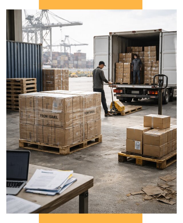 Доставка грузов из Израиля от 15546 р., логистика от СетСервис-Кнв