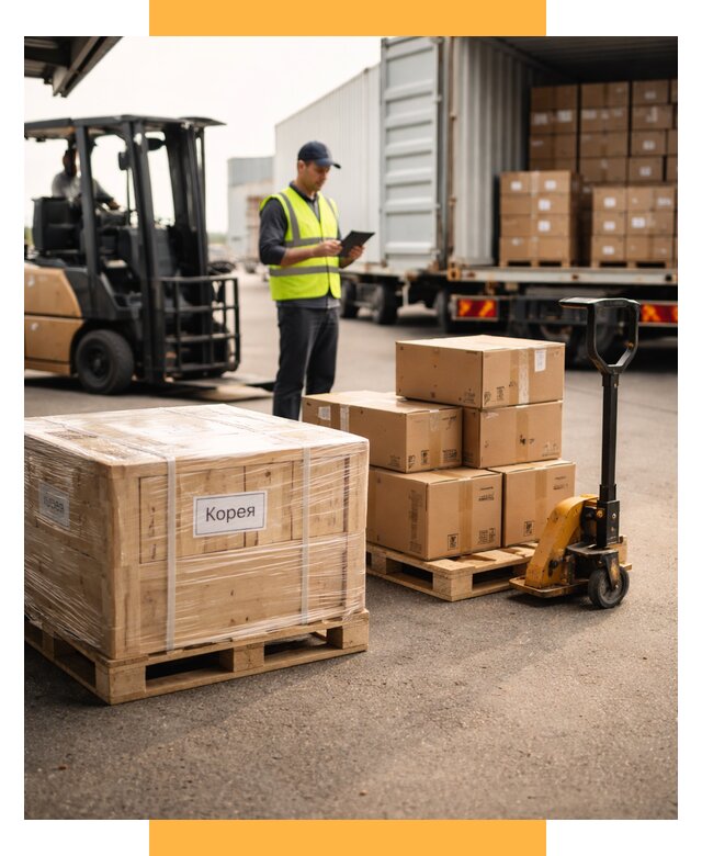 Доставка грузов в Корею из России от 36274 р. | СетСервис-Кнв