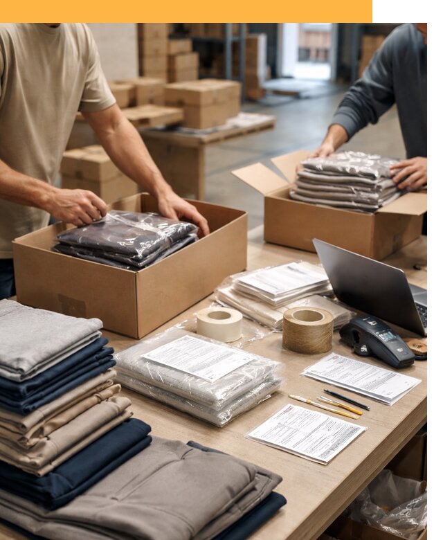 Перевозка одежды по миру от 7773 руб. с таможенным оформлением