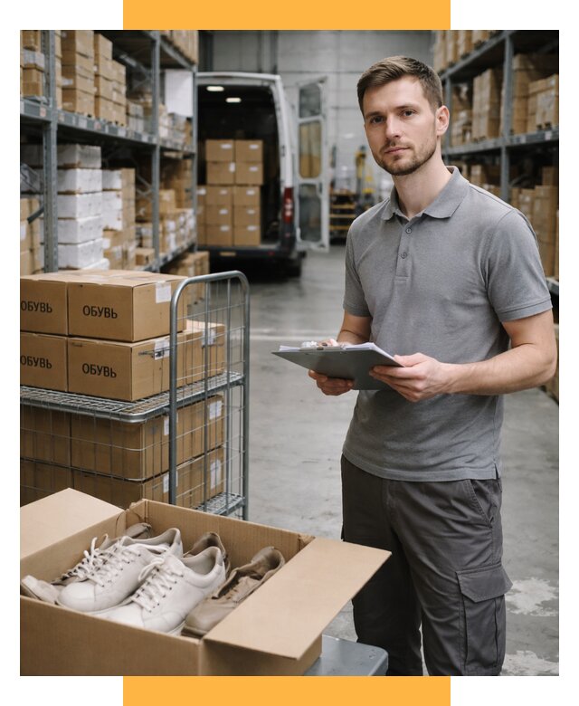 Доставка обуви из Китая и Турции от 4664 р. СетСервис-Кнв