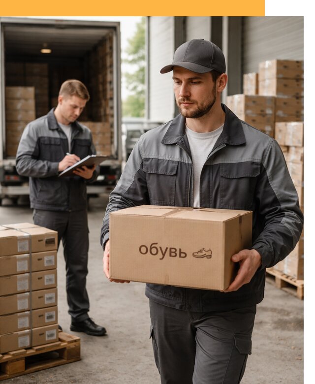 Международная перевозка обуви с таможенным оформлением от 4664