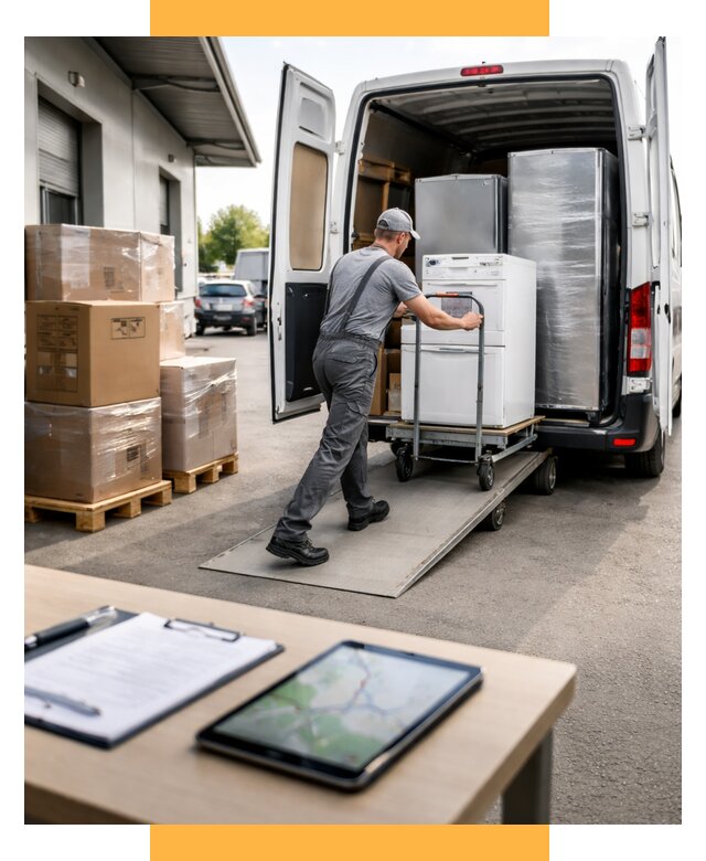 Перевозка бытовой техники от 6737 р. - логистика СетСервис-Кнв