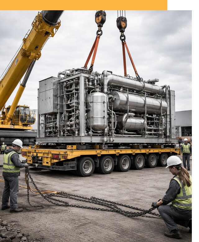 Перевозка тяжеловесных грузов по миру от 155460 руб