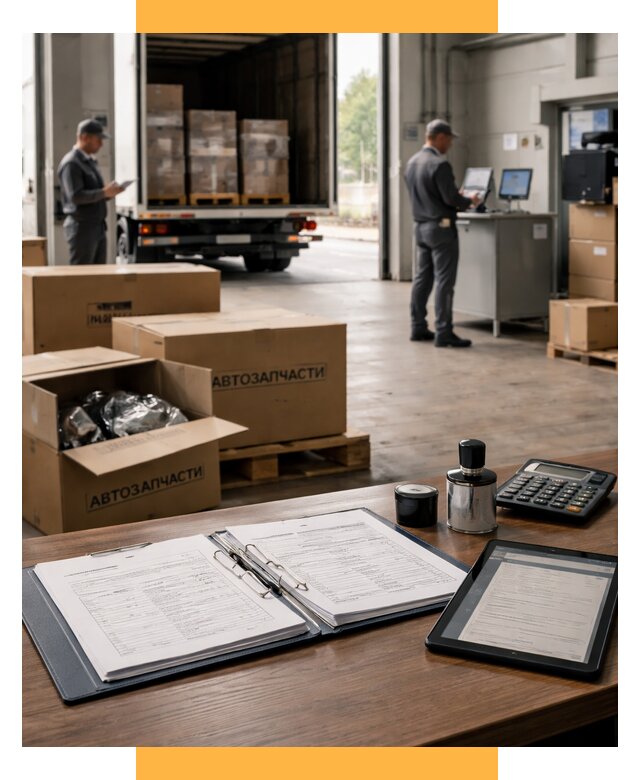 Таможенное оформление автозапчастей под ключ от 8809 р., СетСервис-Кнв