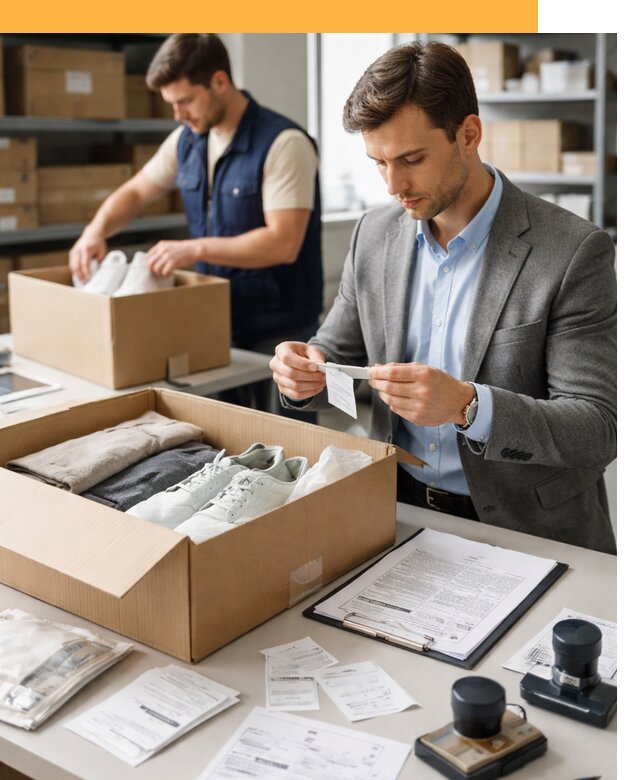 Таможенное оформление одежды и обуви по выгодной цене от 6737 руб