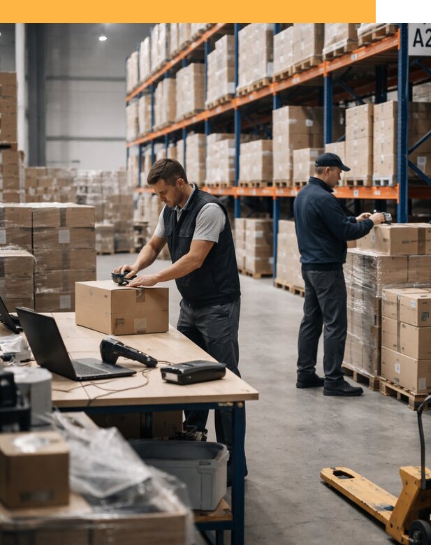 Склад консолидации в Европе: хранение, сортировка от 6737